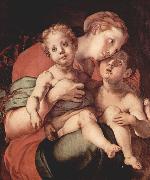 Jacopo Pontormo Madonna mit Johannes dem Taufer France oil painting artist